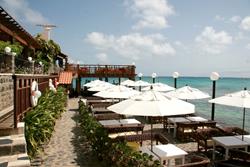 Odjo d'Agua - Sal, Cape Verde Islands. Waterfront restaurant. 